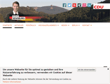 Tablet Screenshot of patrick-sensburg.de